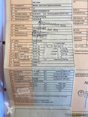 Camion remorque MAN TGX / komplett ZUG...