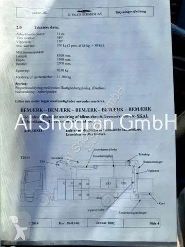 Camion Mercedes 1323 Falck SCHMIDT T2014 /...