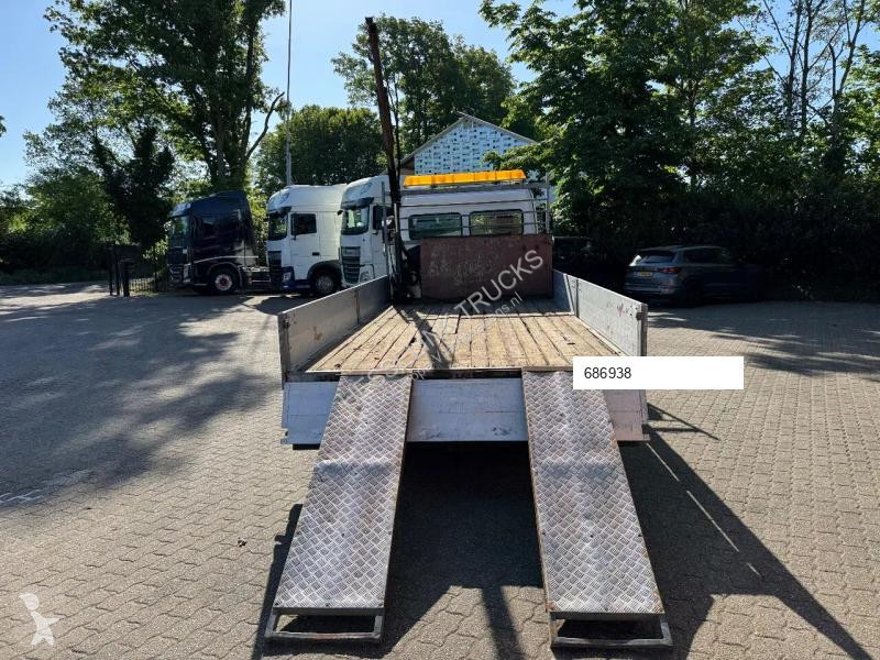Camion Mercedes 818 Machinery transporter +...