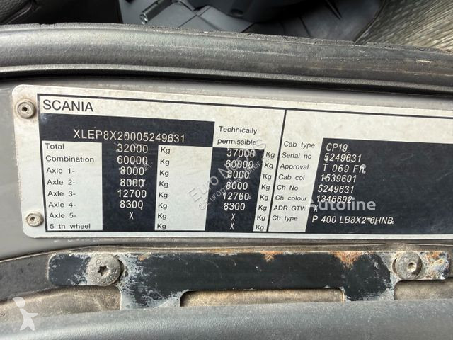 شاحنة Scania P400 8x2*6 HMK Bilcon 24.000 l....
