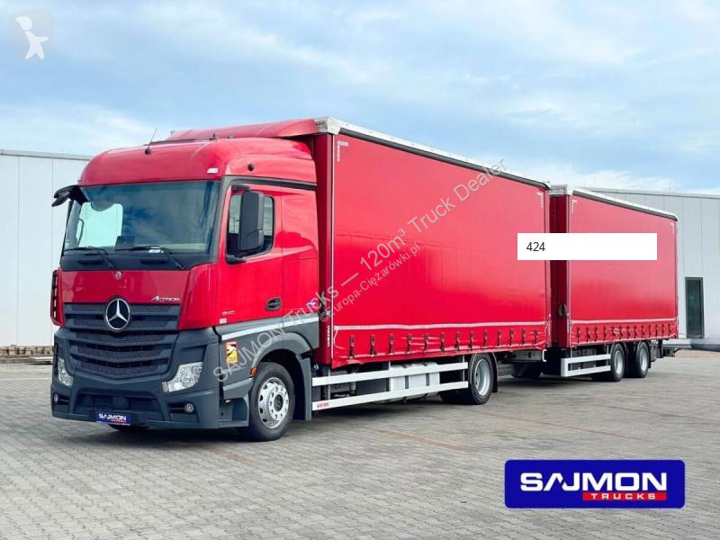 شاحنة مقطورة Mercedes ACTROS / ZESTAW TANDEM...