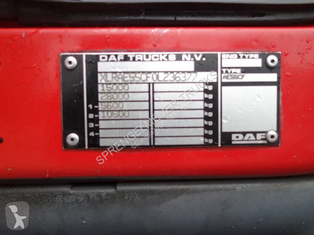شاحنة DAF 220 ZIEGLERPUMP BOMBEROS