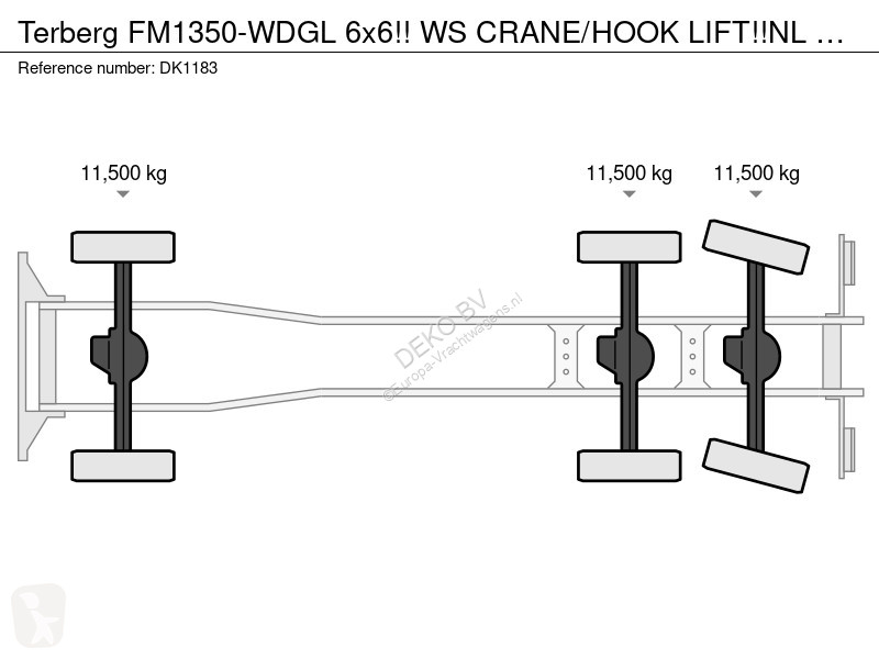 Грузовик Terberg FM1350-WDGL 6x6!! WS...