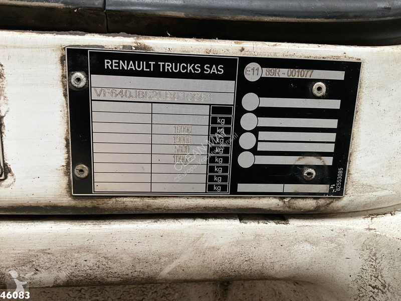شاحنة Renault D16 Euro 6 portaalarmsysteem