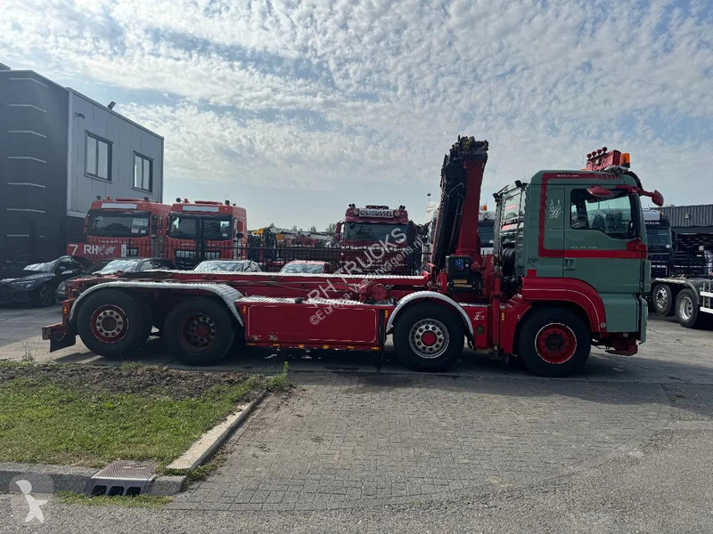 شاحنة MAN 35.480 8X4 HMF 2420 K5 + HMF ABLE +...