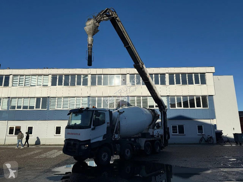 Betonárske zariadenie Renault C480 8X4 BELT +...