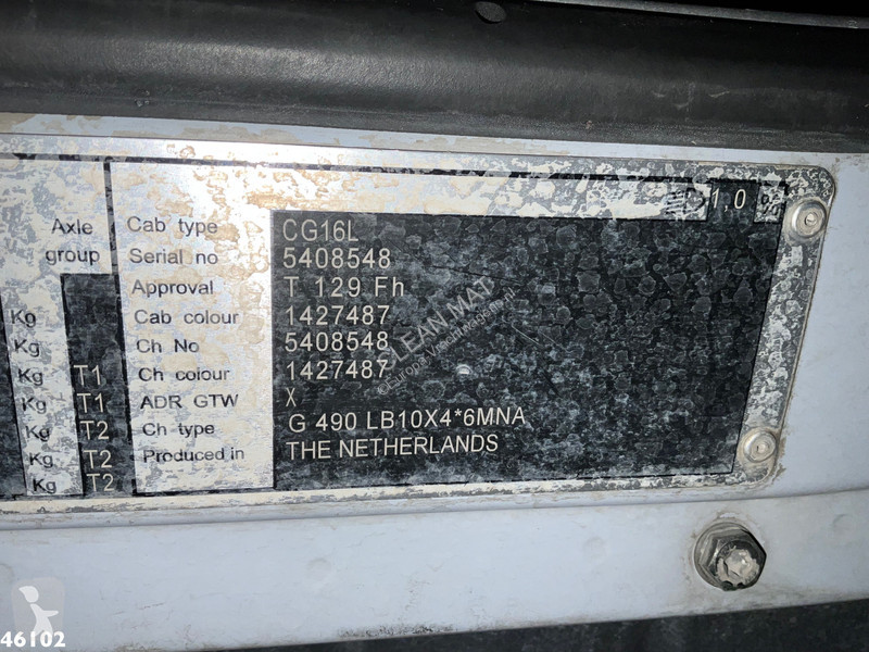 شاحنة Scania 490 10x4 Euro 6 Retarder Hiab 26...