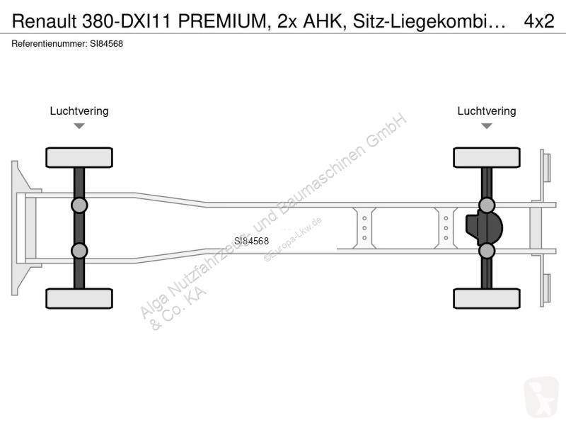 Грузовик Renault 380-DXI11 PREMIUM, 2x AHK,...