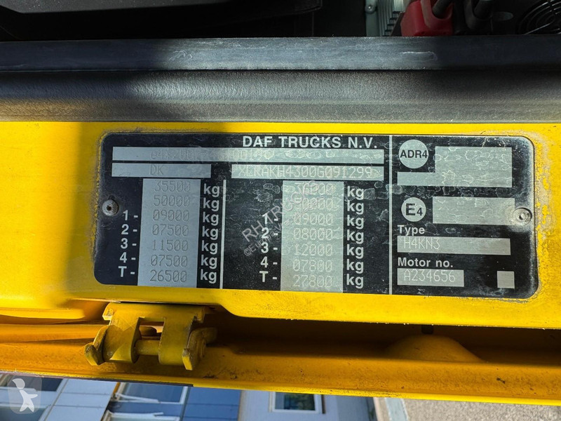 شاحنة DAF 510 8X2 EURO 6 + MEILLER 20 TON HOOKLIFT