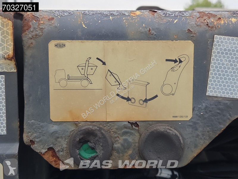 شاحنة Mercedes 1845 4X2 Full Steel Meiller Skip...