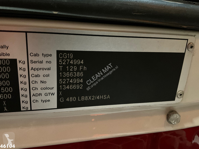 شاحنة Scania 480 8x2 30 Ton kabelsysteem