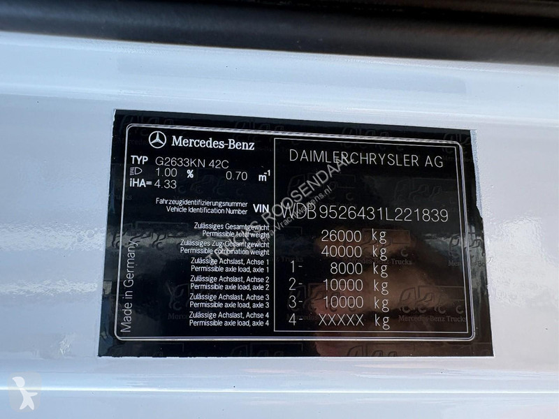 شاحنة Mercedes 2633 + HIAB 220 C 3X EXT. +...