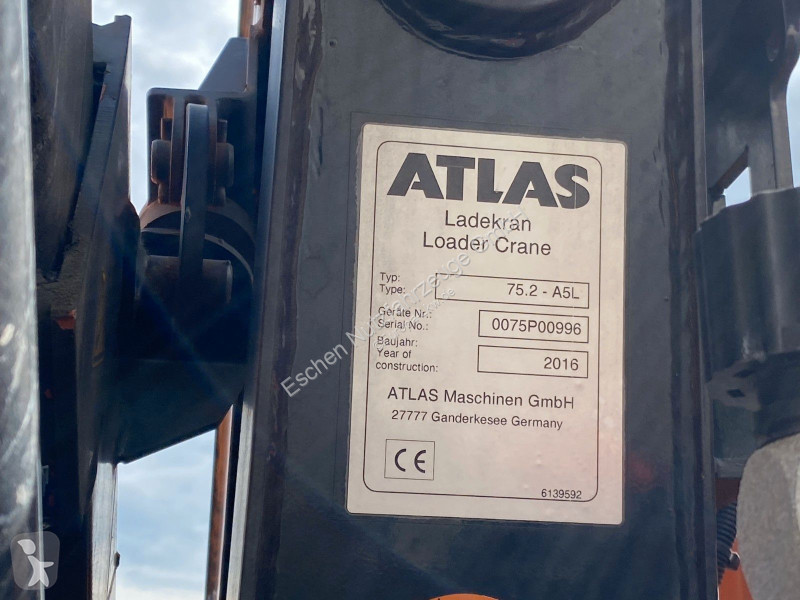 شاحنة MAN TGM 15.290 DOKA|Atlas AK 75,2*Funk*4x...
