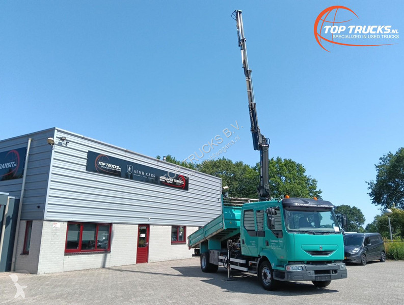 Lastbil Renault 220 DCI Hiab 9TM Kraan, Crane,...