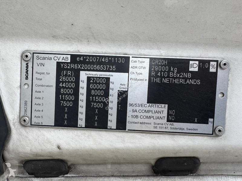 شاحنة Scania R410 6X2 EURO 6 - NG - BDF SYSTEM