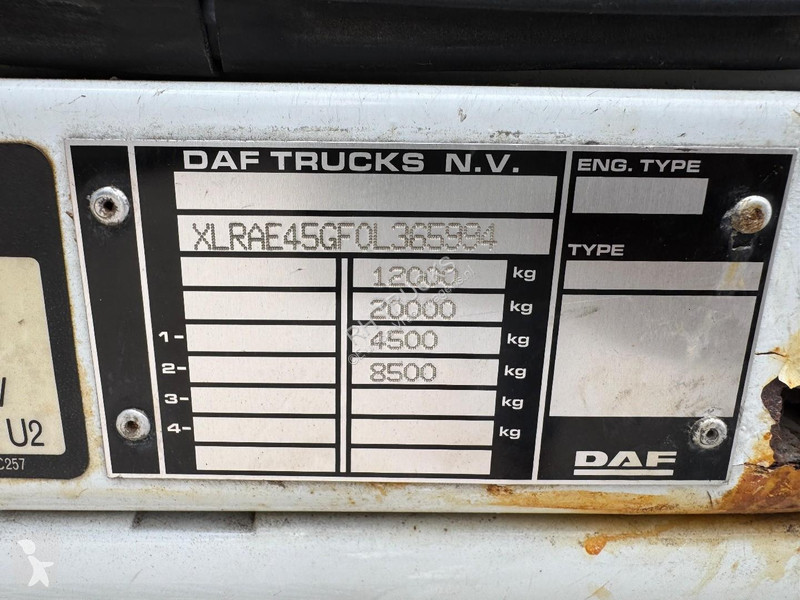شاحنة DAF 45220 4X2 EURO 6 + DHOLLANDIA LIFT...