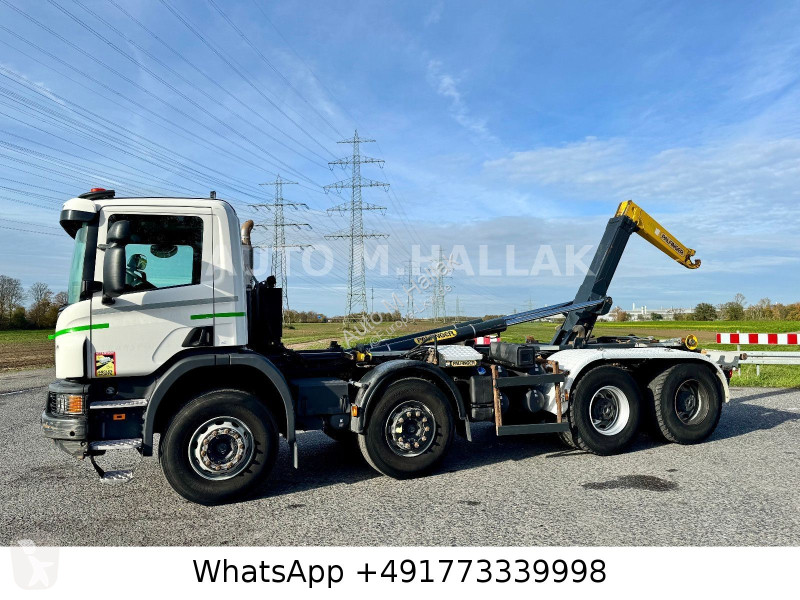 شاحنة Scania 410 Abrollkipper 8x4 alfinger...