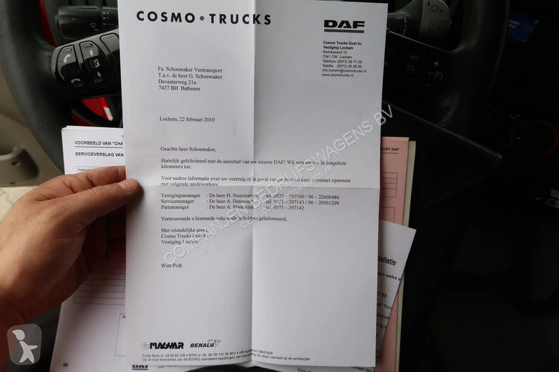 شاحنة DAF CF 85 EDN3 MOTOR NR A-23401 1 Owner