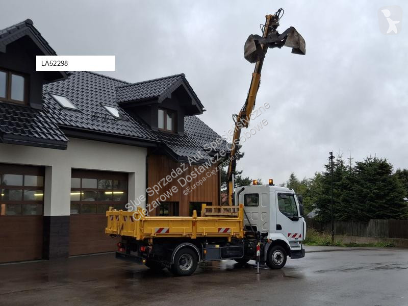 Camión Renault HDS Wagen Kran Wywrotka