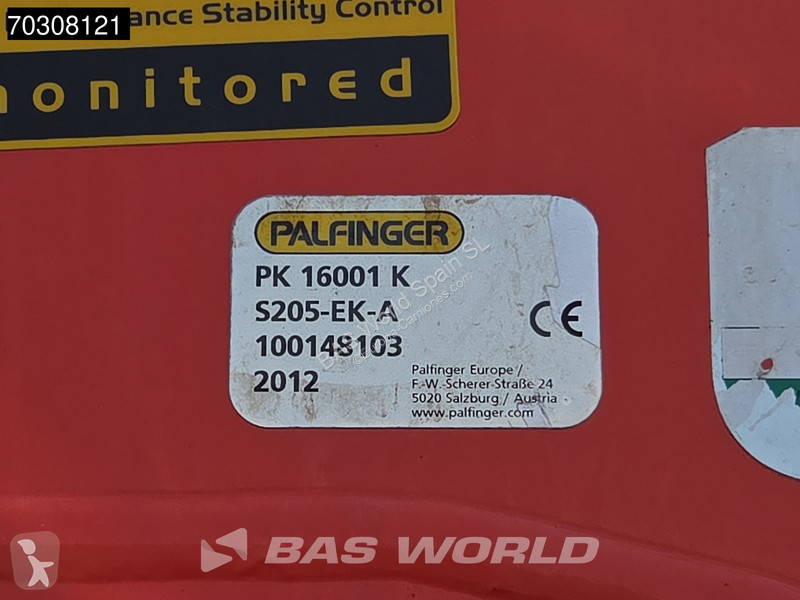 Volvo 330 4X2 Grua Palfinger PK16001 control...