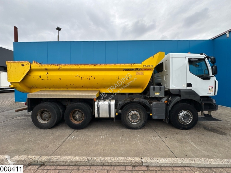 Lastbil Renault 480 Dxi 8x4, EURO 5, Steel...