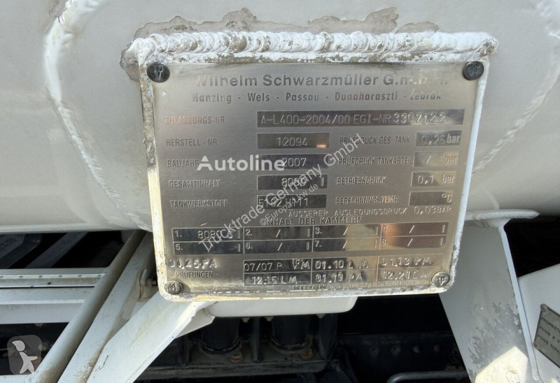 Camion Mercedes Wilheim Schwarzmüller 1529 8080 lt