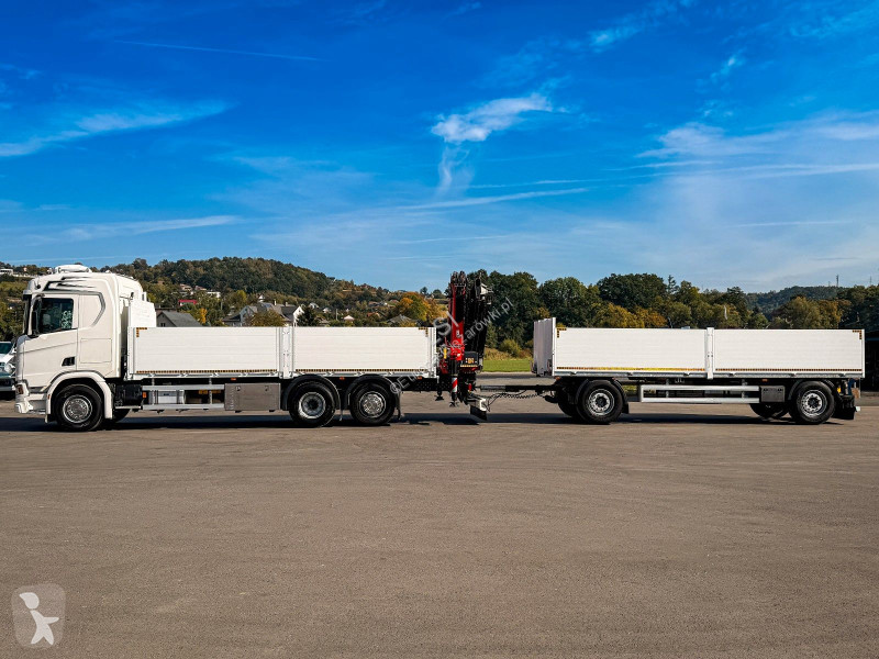Scania 500 FASSI F235 A.2.26 + FUNK + Anhänger!...