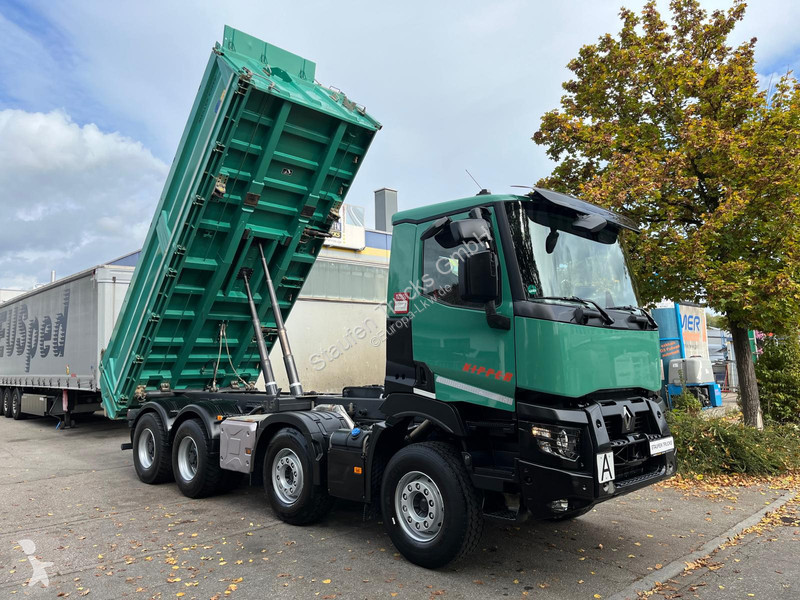 Renault C480 8X4 MEILLER STAHL 3-S.-Kipper...