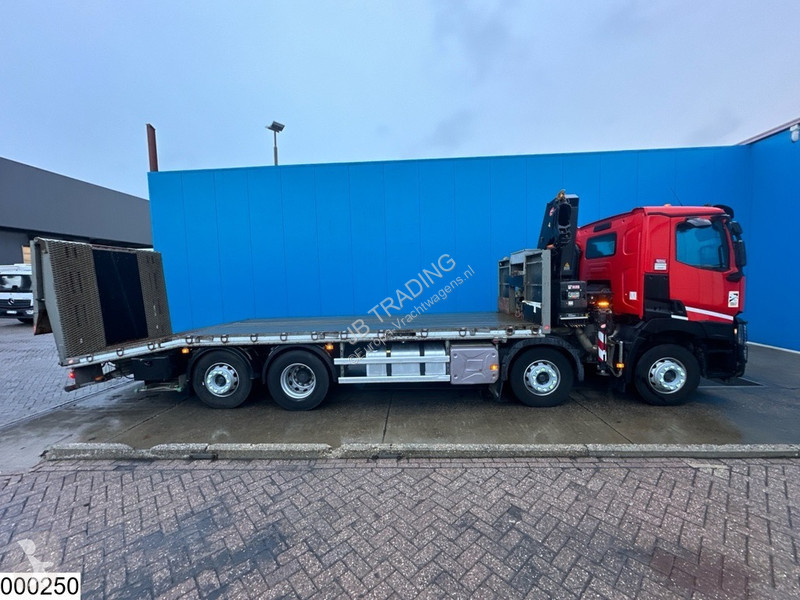 Kamion Renault C 380 EURO 6, 8x2, HIAB, Remote