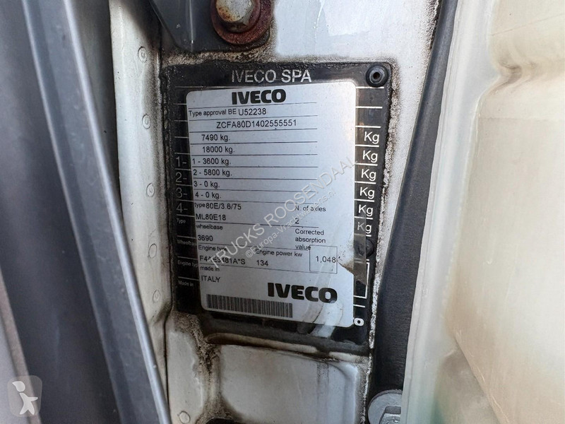 Vrachtwagen Iveco 80E180 + MANUAL + 8t + EURO 5...