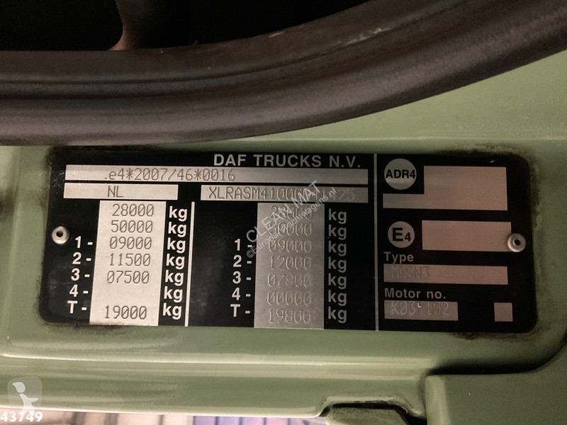 Kamion DAF FAS  440 Euro 6 Hiab 21 Ton...