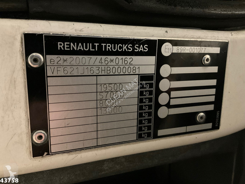 Kamion Renault C 380 Euro 6 16 Ton haakarmsysteem