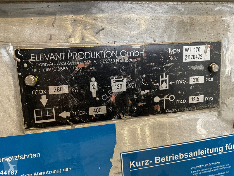 Kamion Mercedes 815 Wumag Elevant 17 meter...