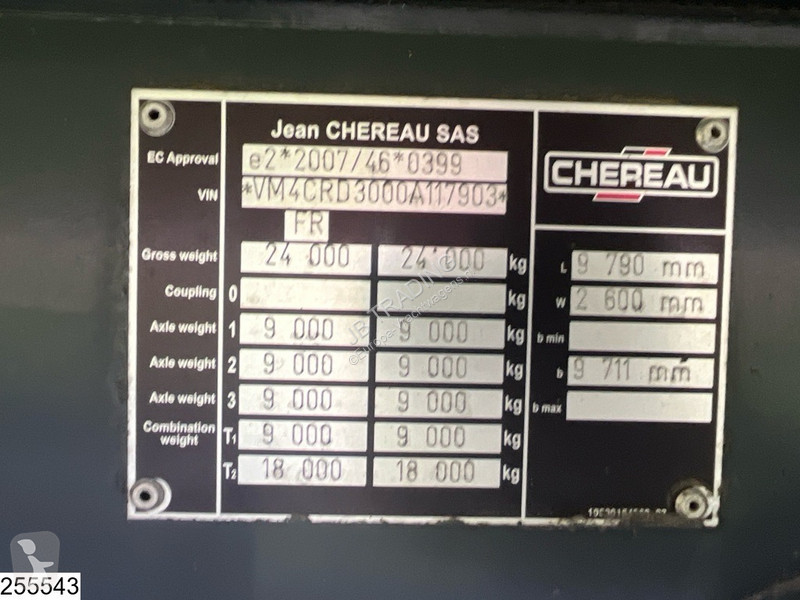 Camion Scania 450 EUO 6, Chereau, etarder, Combi