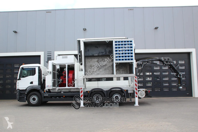 Camion MAN 26.510 6X2-4 MTS DINO 8 SAUGBAGGER
