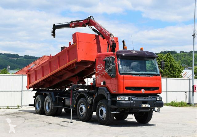 Kamion Renault KERAX 420 DCI Kipper 6,30m+FASSI...
