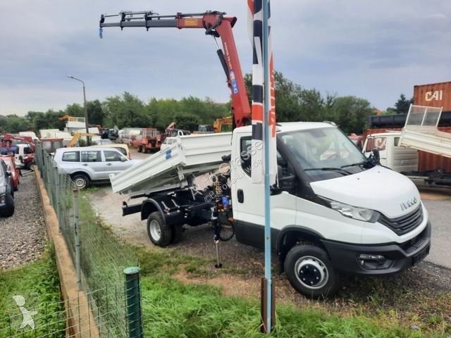 Camion Iveco 7C18 Kipper mit Kran * 4 x...