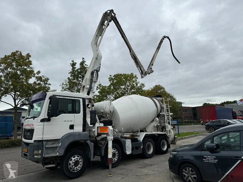 Béton MAN 35.400 8X4 PUTZMEISTER PUMP 21-3 +...