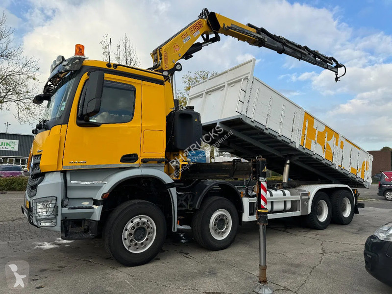 Kamion Mercedes 4448 8X4 + EURO 6 + FASSI F315...
