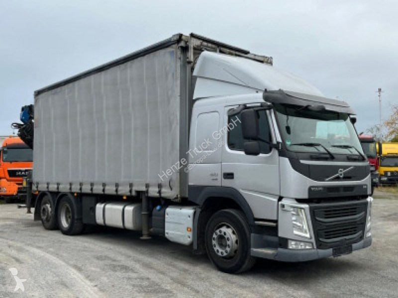 Camión Volvo FM 420 6x2 Pritsche Heckkran 27m...
