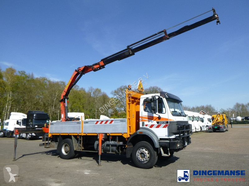 Camião Mercedes SK 4X2 + Palfinger PK13000