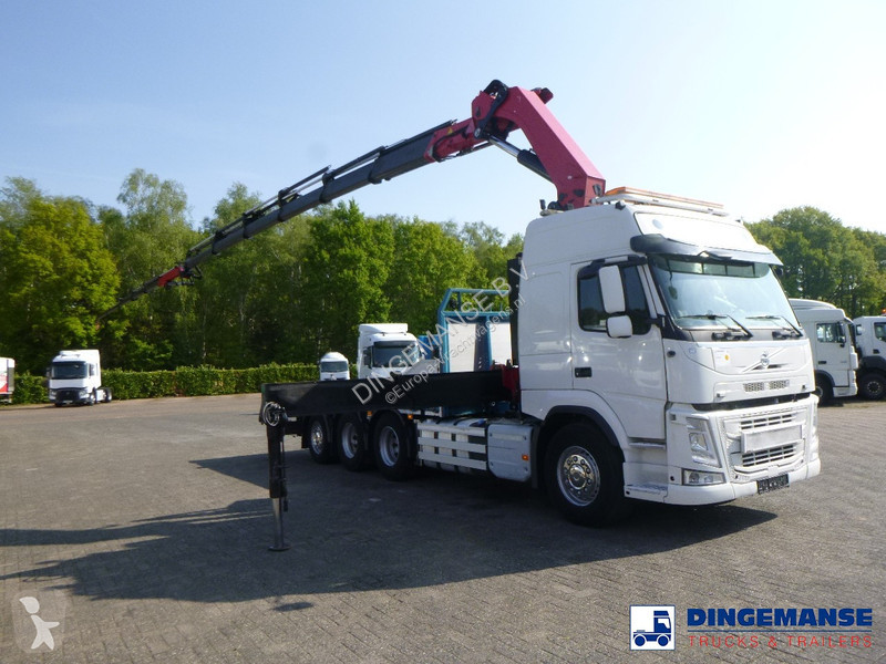 Camion Volvo FM 500 8x4 + HMF 5020 K6 + Jib...