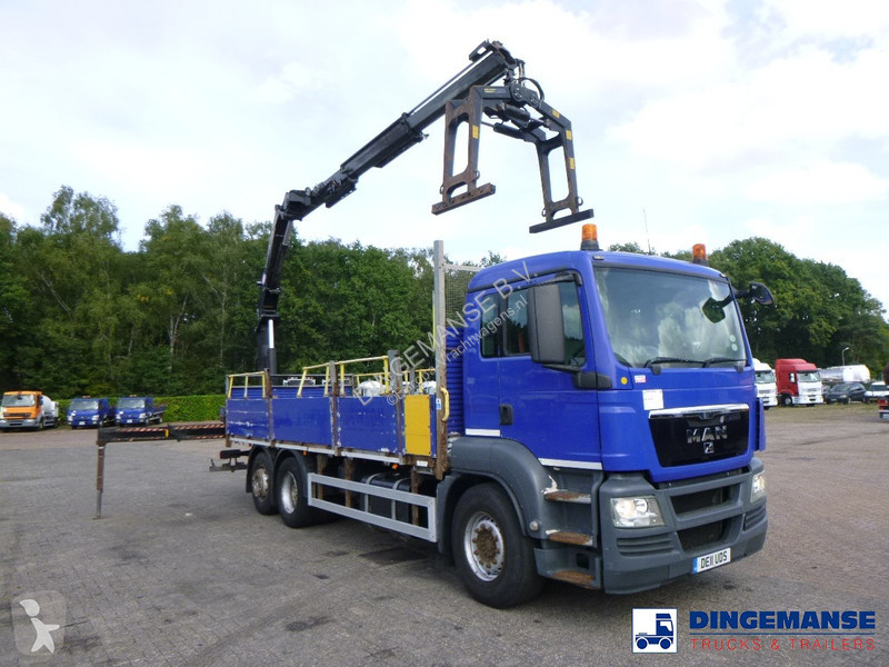 Camion MAN TGS 6x2 RHD + HMF 1420 K2