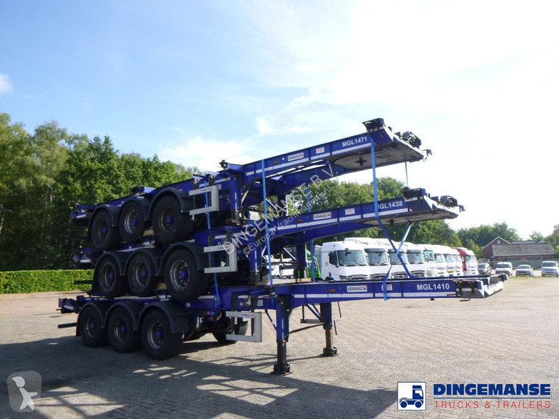 Semitrailer Dennison Stack - 3 x container...