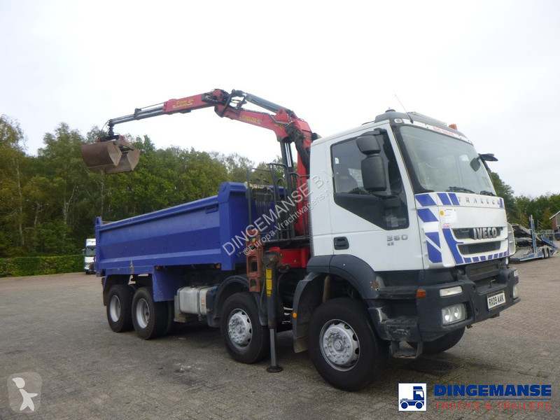 Vrachtwagen Iveco AD340T36 8x4 RHD tipper +...