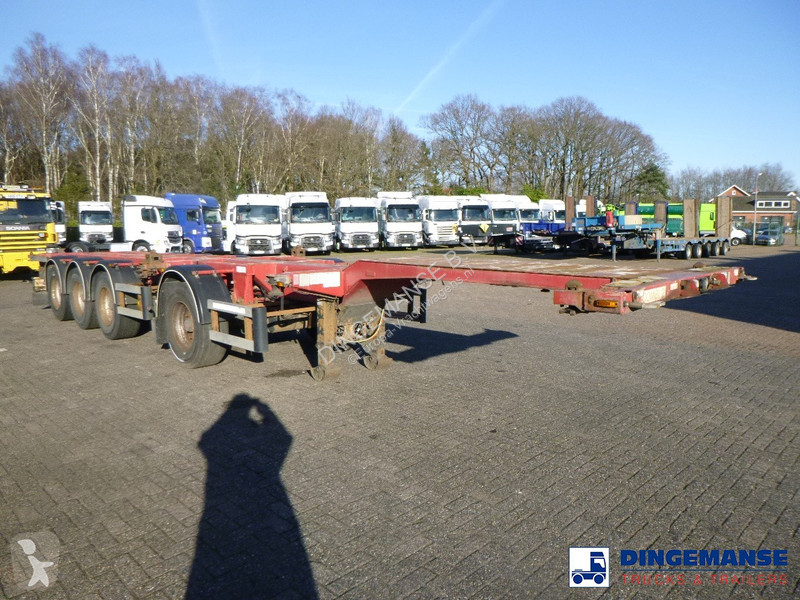 Kamion  4-axle container combi trailer (3 + 1...