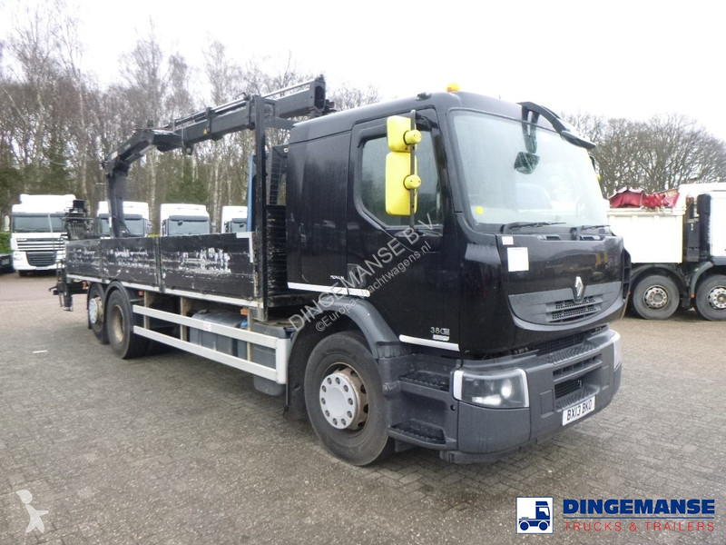 Kamion Renault 380 DXI 6x2 RHD + Hiab 122 B2 Duo