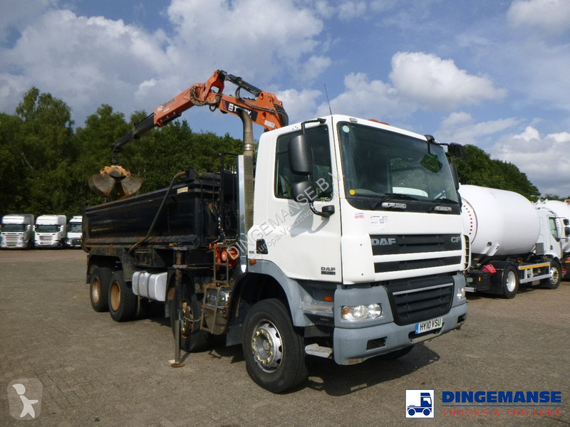 Camion DAF 85360 8X4 RHD tipper + Terex 118.2...