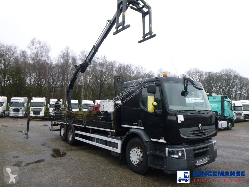 Kamion Renault 380 dxi 6x2 RHD + Hiab XS122 Duo
