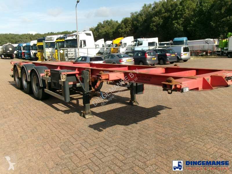 Camion Burg 3-axle container chassis 20,30 ft +...